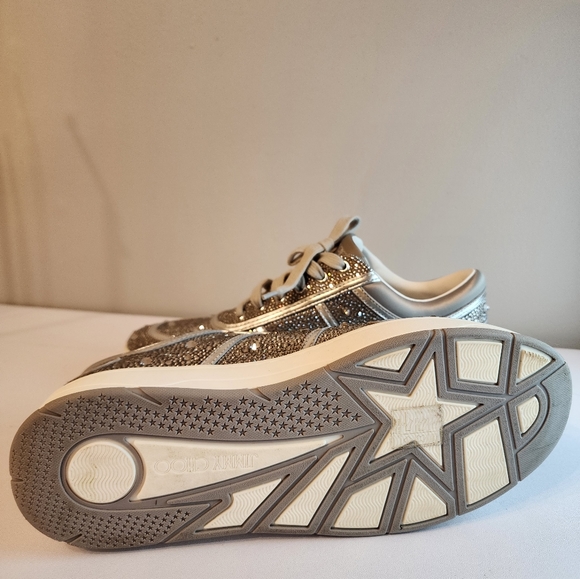 Jimmy Choo Swarovski crystal sneakers size 39 (US size 9) - Picture 7 of 8